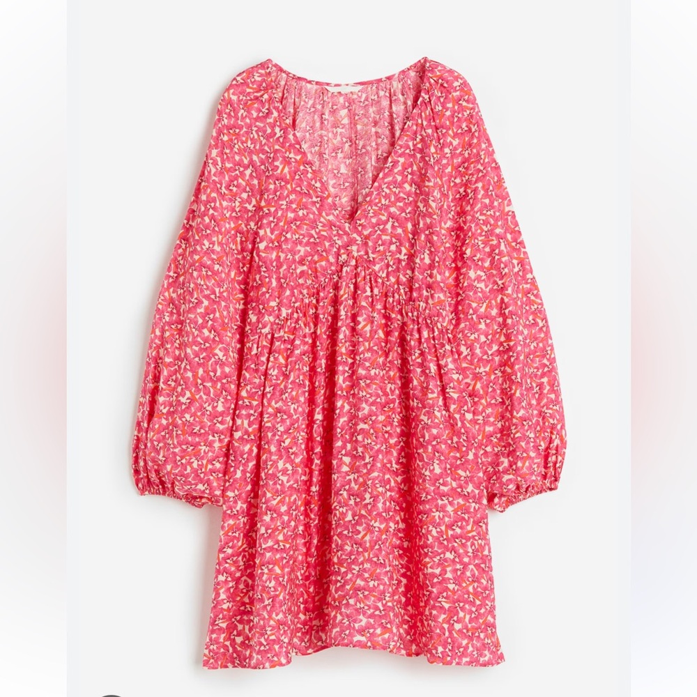 Floral A-line spring dress